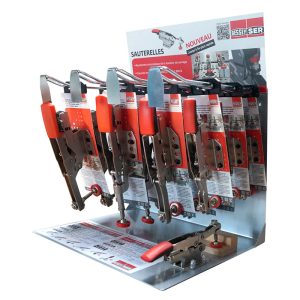 Présentoir sauterelles à serrage STC-D