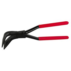 Pince à agrafe incurvée à 45° (branches recouvertes de PVC) D34-60-P