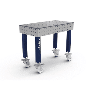 Table de soudure avec roulettes 1000X500
